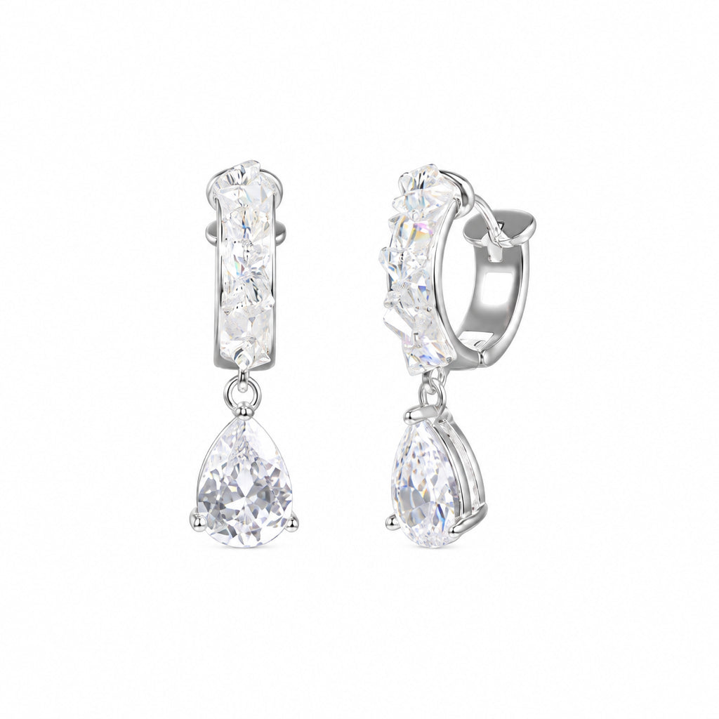 Silver-tone earrings