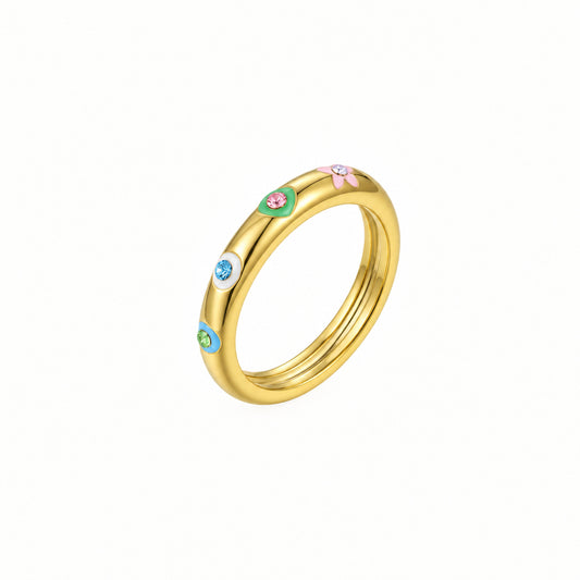 14k მოოქროვილი ბეჭედი